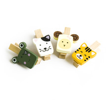 [Cute Animals-2] - Wooden Clips / Wooden Clamps / Mini Clips - £10.41 GBP