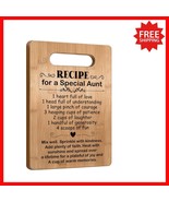 Cute Letter Print Bamboo Cutting Board - Ideal Gift for Aunt on Any Occa... - $45.87 CAD