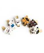 [Sweet Family] Wooden Clips / Wooden Clamps / Mini Clips - £9.71 GBP