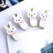 [Smile Rabbit] Wooden Clips / Wooden Clamps / Mini Clips - £10.26 GBP