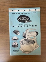 Sunbeam Vista Mixmaster Food Mixer Instruction Recipe Cookbook Manual 1962 - £7.46 GBP