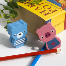 [Bear &amp; Pig] - Card Holder / Wooden Clips / Wooden Clamps  - $12.99