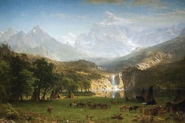 Rocky Mountains, Landers Peak by Alfred Bierstadt - Art Print - £17.29 GBP+