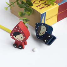 [Lovely Doll] - Card Holder / Wooden Clips / Wooden Clamps  - £10.14 GBP