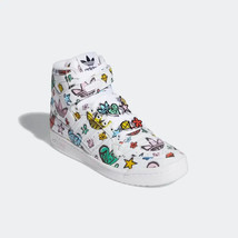 Adidas Originals Men&#39;s Jeremy Scott Forum 84 Hi Mono Sneakers HQ1128 - £126.52 GBP