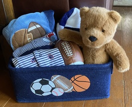Sport Bear Baby Gift Basket - £54.68 GBP