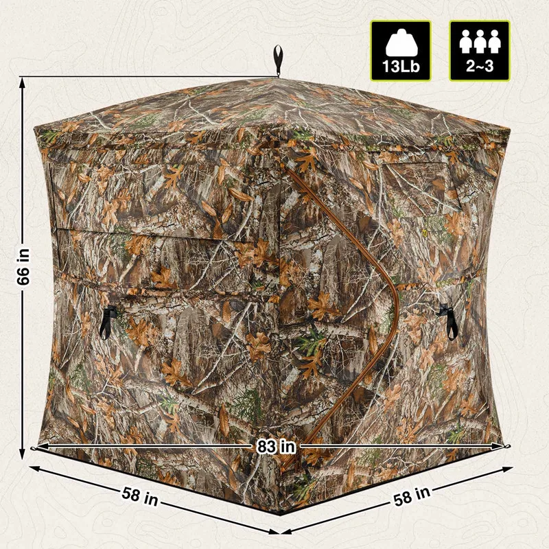 Camping High-end Camouflage Outdoor Bionics Photography Bird Watching Sh... - £307.58 GBP