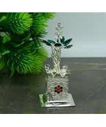 925 sterling silver holy basil Tulsi Plant rosary Plant puja article art... - $101.53 CAD