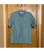 Men&#39;s Arrow outdoor button Up shirt Green Plaid 2XL lightly worn - $16.50