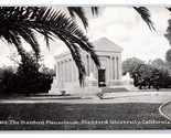 Stanford Mausoleum Stanford University California CA UNP B&amp;W DB Postcard... - $2.92