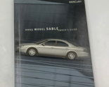 2003 Mercury Sable Owners Manual Handbook OEM H03B10028 - £11.65 GBP