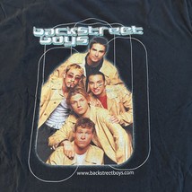 Backstreet Boys Boy Band 90s Black T-Shirt Men Large - $29.52