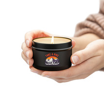 Custom Tin Candles: Hand-Poured, All-Natural Coconut Soy Wax, Aromatherapy, Made - £11.56 GBP+