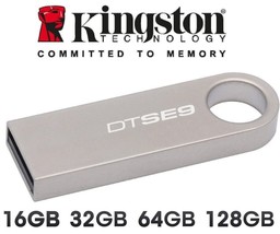 Genuine Kingston USB 4GB 8GB 16GB 32GB 64GB 128G Flash Drive Memory Stick - £8.48 GBP+