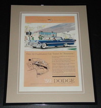 1959 Dodge 11x14 Framed ORIGINAL Vintage Advertisement Poster - $49.49