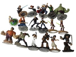 Disney Infinity Characters ~ Lot of 17 ~ Mix of 1.0 &amp; 2.0 Star Wars, Marvel Etc. - £15.12 GBP