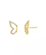  Diamond Pave Butterfly Wing Earring - $1,340.00