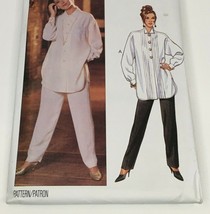 Butterick Sewing Pattern 6539 Misses Shirt Pants Work Outfit Fast &amp; Easy Work UC - £7.45 GBP