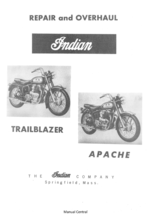 Royal Enfield Indian Trailblazer Apache Repair & Overhaul Manual Reprinted - $49.99