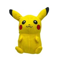 Pokemon Pikachu 10" Plush Stuffed Animal 2017  Tomy Smiling Cute AS IS - $13.06