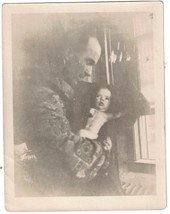 Eerie Look of Man holding an eerie looking Baby 1930s Snapshot  3.5x4.5 inches - £4.63 GBP