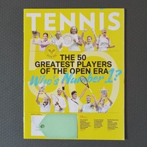 Tennis Magazine The 50 Greatest Players Serena Williams Roger Federer Ma... - £10.12 GBP