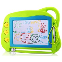 Magnetic Drawing Board Mini Travel Doodle, Erasable Writing Sketch Colorful Pad  - £15.97 GBP