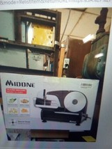 Midone 200W Slicing Machine 2 7.5 Stainless Steal Blades Model SL4383 611ep - £67.22 GBP