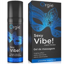 Orgie Sexy Vibe Liquid Vibrator Massage Gel Tingling Effect Intensive St... - $65.65