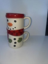 Hallmark Stacking Snowman Mug Set - Only Gently Used for Display - $29.01