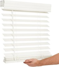 LOTUS &amp; WINDOWARE Cordless 2-inchFaux Wood Blind 46&quot; Wide x 36&quot; Long Sof... - $790.36 MXN