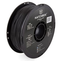 Hatchbox Abs 3D Printer Filament, Black, 1 Kg Spool, Dimensional, 0.03 Mm. - £28.11 GBP
