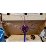 Picks Fake Flowers Mix Lot Table Decor Glitter Leaves &amp; Flowers 4 each N... - $16.45 CAD