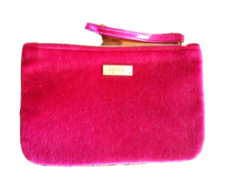 Ipsy Hot Pink Faux Fur Makeup Glam Bag December 2016 Carpe PM Cosmetic W... - $9.87