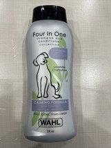 WAHL Calming Formula Pet Shampoo &amp; Conditioner Four In One Allergy Friendly 24oz - £21.12 GBP