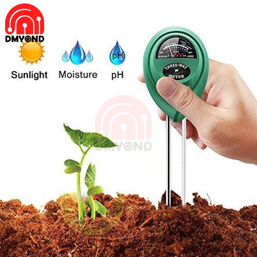 House Home 3 in1 Moisture Sunlight PH Meter SA Water Acidity Humidity Light PH T - £21.89 GBP