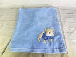 Circo Dog Baby Blanket Light Blue Fleece Plush Puppy Infant Lovey Security - £47.34 GBP