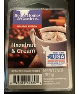 BETTER HOMES &amp; GARDENS Wax Melts HAZELNUT &amp; CREAM 2.5 Oz - £5.50 GBP