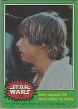 1977 Star Wars Ser 4 Green #248 Luke Suspects The Worst About His Family EX-NM - £0.75 GBP