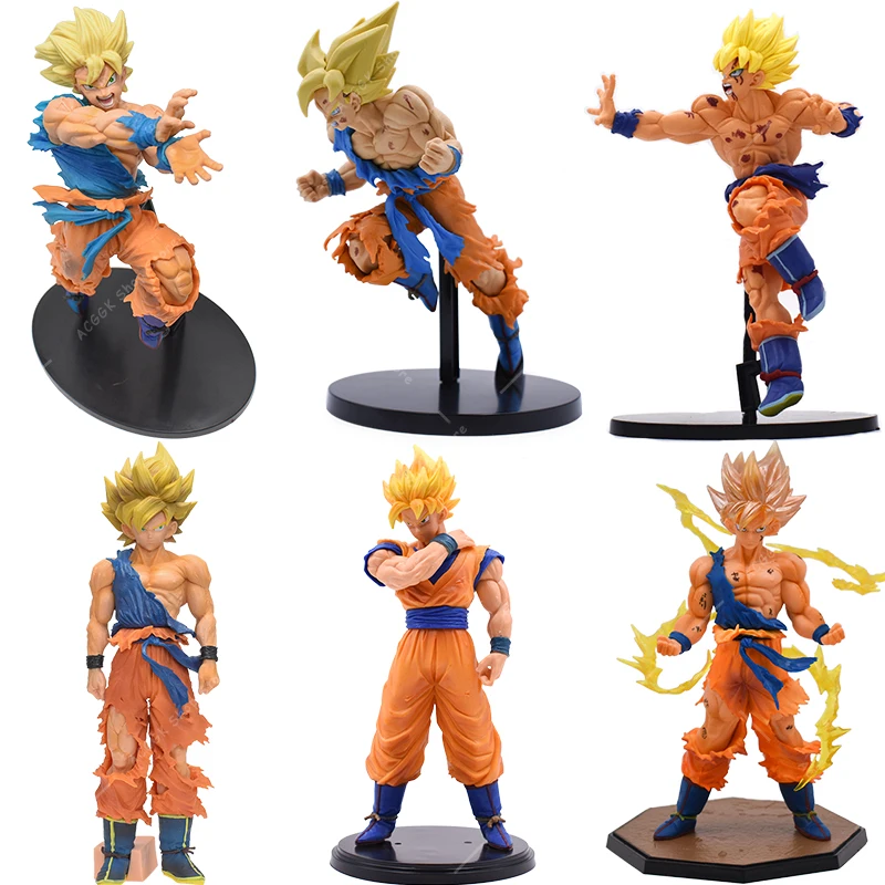 Bandai Dragon Ball Z Anime Figure Son Goku Kakarotto Battle Damage 6 Sty... - $20.30+