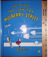 Dr Seuss &quot;And to Think that I Saw it on Mulberry Street&quot; Over-sized Copy - £224.36 GBP