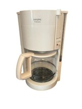 Krups ProAroma Type 452 White 12-Cup Coffee Maker Machine - $277.17 MXN