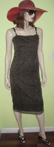 Vintage Women&#39;s Ladies Leopard Long Dress - $24.99