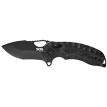 SOG Kiku XR Folding Knife 3&quot; Tanto Blade Black - $199.95