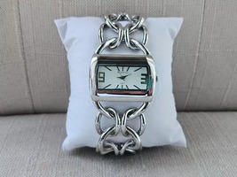 Rumours Women Wristwatch Silver Tone Chain Band Quartz Analog Watch - £14.94 GBP