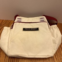 Polo Sport White Nylon Travel Shoulder Bag NWT - $24.99