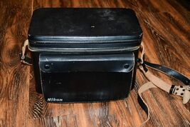 NIKON FB-6 GAZETTE LEATHER BROWN CARRY CASE JAPANESE RARE ATTIC FIND 515B2A - $1,895.16 MXN