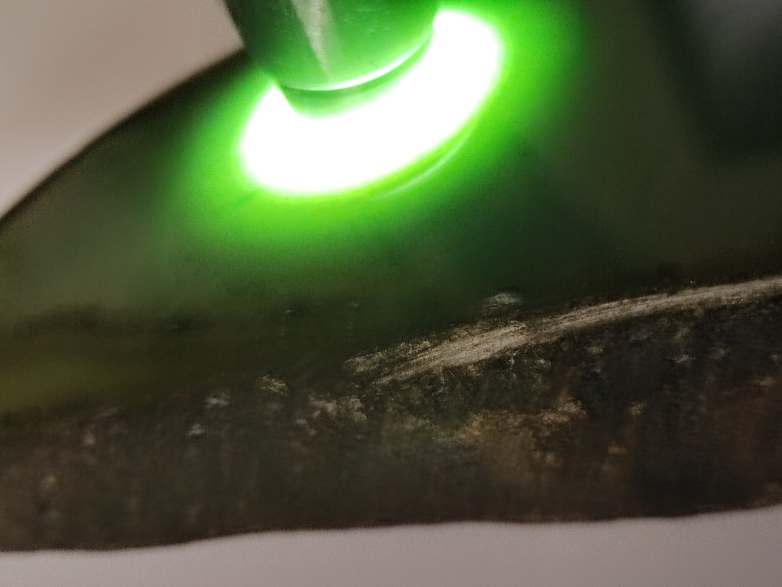 Icy Ice Vintage Old Green Burma Jadeite Jade Rough Stone # 737 gram # 3685 carat Item image 13