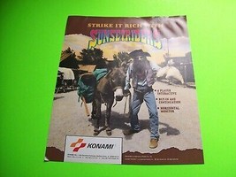 Sunset Riders Arcade FLYER Original 1991 Video Game Artwork Top Damage Vintage  - £16.37 GBP