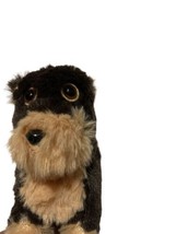 SCHNAUZER SCOTTY Puppy Dog Brown Cream Tan Stuffed Animal Plush - £8.56 GBP